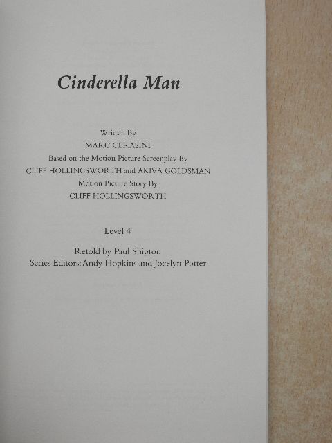 Marc Cerasini - Cinderella Man [antikvár]