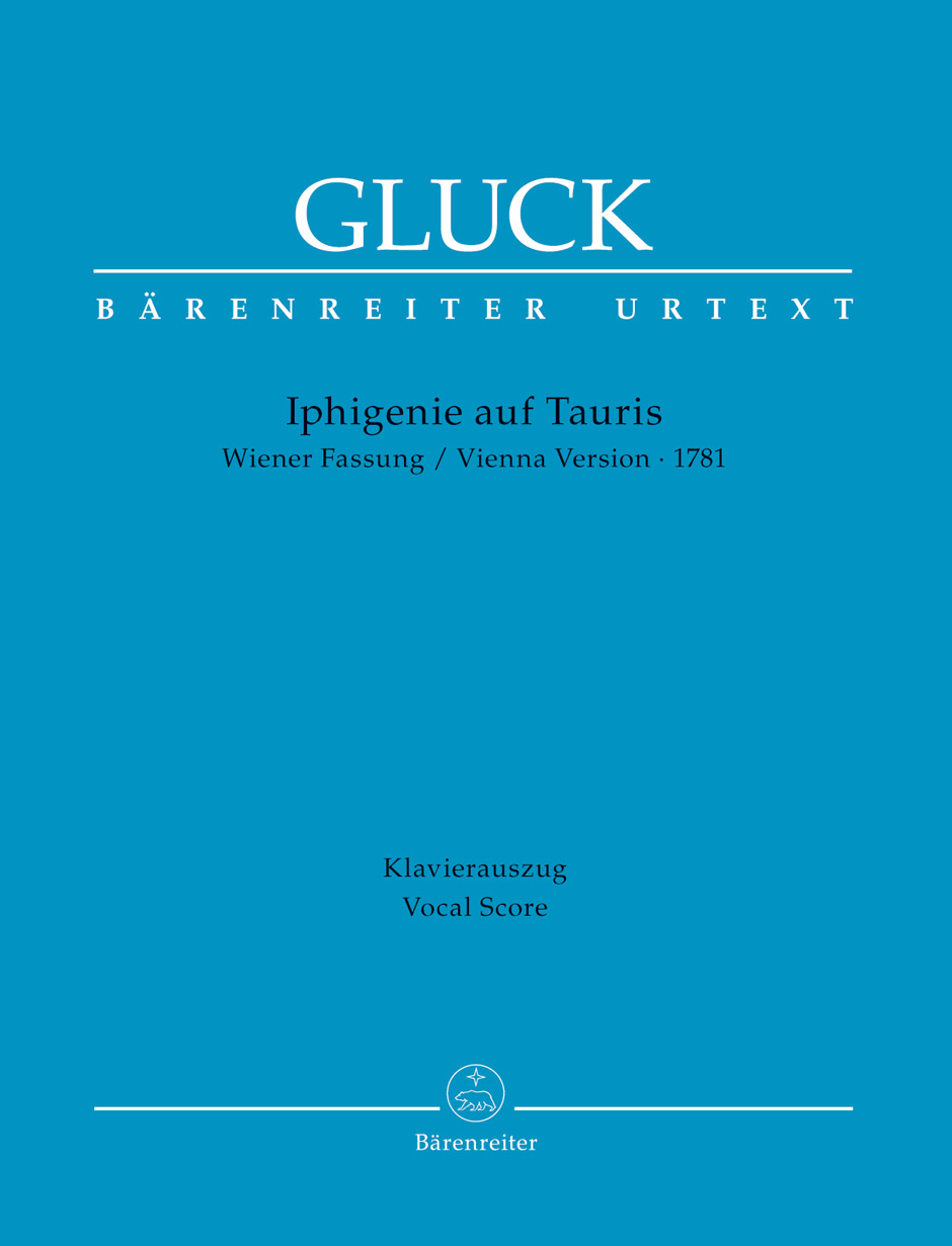 GLUCK, - IPHIGENIE AUF TAURIS. WIENER FASSUNG 1781. KLAVIERAUSZUG