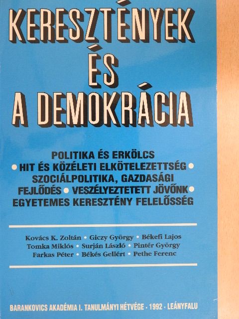 Békefi Lajos - Keresztények és a demokrácia [antikvár]