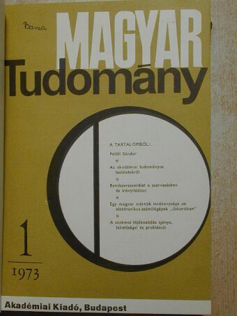 Almár Iván - Magyar Tudomány 1973. január-december [antikvár]
