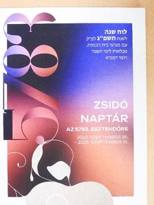 Zsidó naptár az 5783. esztendőre [antikvár]