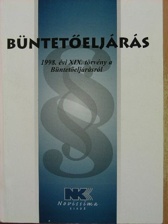 Büntetőeljárás [antikvár]
