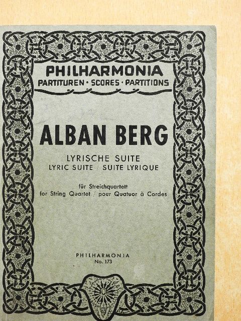 Alban Berg - Lyrische Suite [antikvár]