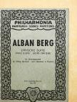 Alban Berg - Lyrische Suite [antikvár]