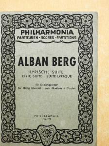 Alban Berg - Lyrische Suite [antikvár]