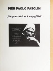 Achille Bonito Oliva - Pier Paolo Pasolini: "Megszervezni az átlényegülést" [antikvár]