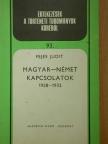 Fejes Judit - Magyar-német kapcsolatok 1928-1932 [antikvár]