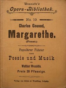 Charles Gounod - Margarethe (Faust) (gótbetűs) [antikvár]
