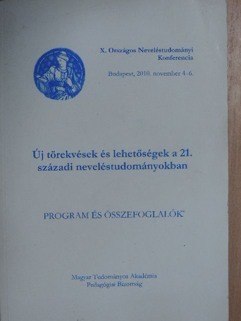 X. Országos Neveléstudományi Konferencia [antikvár]