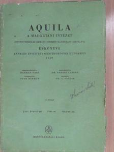 Barthos Gyula - Aquila - A Magyar Madártani Intézet évkönyve 1959 (aláírt példány) [antikvár]