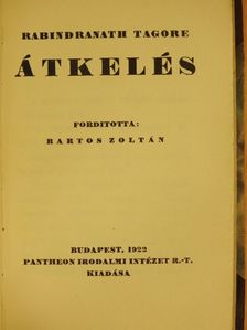 Rabindranath Tagore - Átkelés [antikvár]
