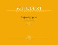 SCHUBERT - GRANDES MARCHES FÜR KLAVIER ZU VIER HÄNDEN OP.40-D 819