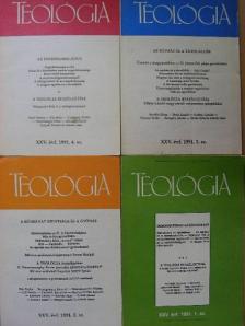 Aszalós János - Teológia 1991/1-4. [antikvár]