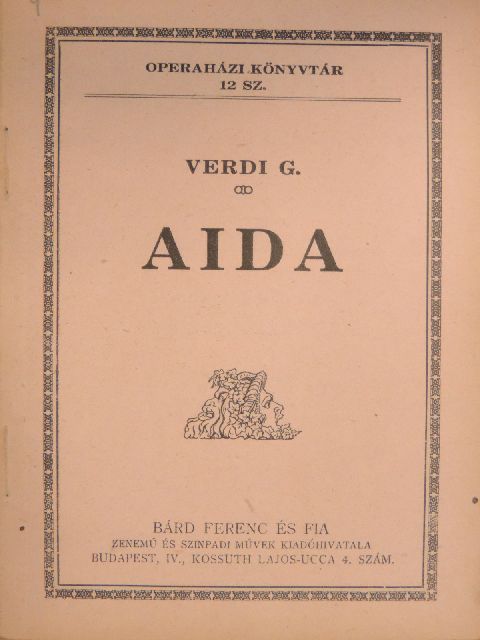 Ghislanzoni Antal - Aida [antikvár]
