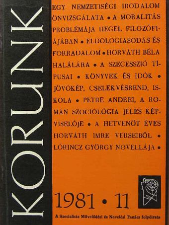 Benkő András - Korunk 1981. november [antikvár]