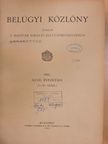 Belügyi Közlöny 1942. (nem teljes évfolyam) [antikvár]