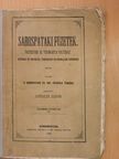 Bartók Gábor - Sárospataki Füzetek 1862. julius 15. [antikvár]