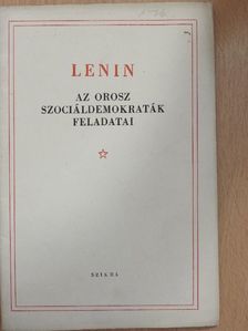 Lenin - Az orosz szociáldemokraták feladatai [antikvár]