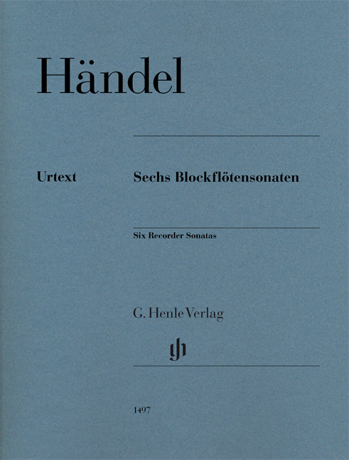 Händel - SECHS BLOCKFLÖTENSONATEN