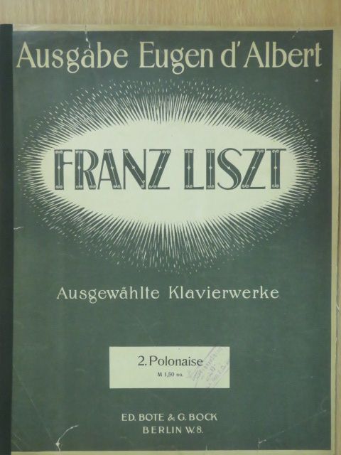 Franz Liszt - Ausgewählte Klavierwerke 2. [antikvár]