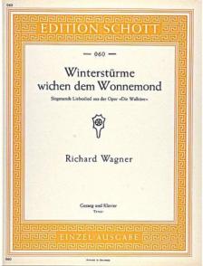 Richard Wagner - WINTERSTÜRME WICHEN DEM WONNEMOND (DIE WALKÜRE) FÜR TENOR UND KLAVIER