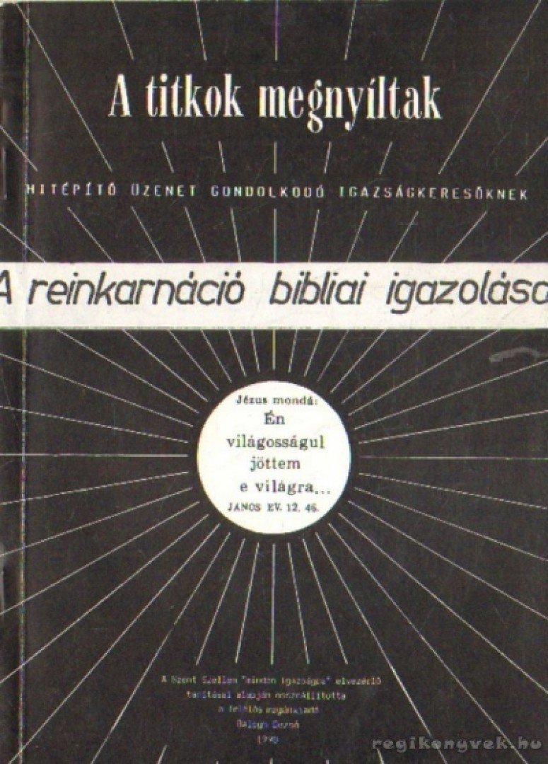 BALOGH DEZSŐ - A titkok megnyíltak [antikvár]