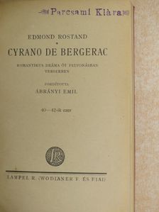 Edmond Rostand - Cyrano de Bergerac [antikvár]