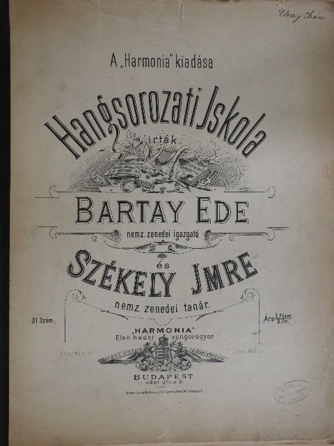 Bartay Ede - Hangsorozati Iskola [antikvár]
