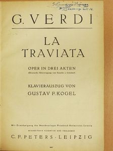 G. Verdi - La Traviata [antikvár]