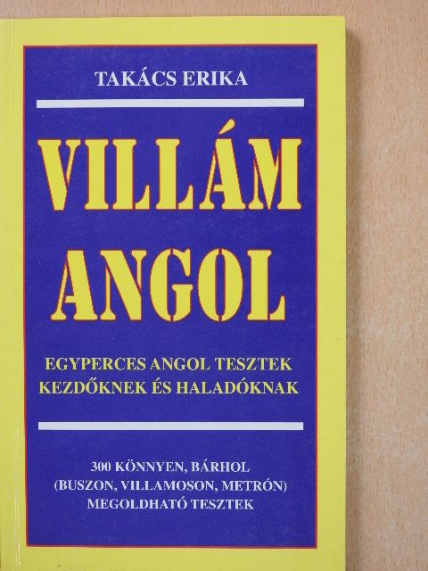 Takács Erika - Villám angol [antikvár]
