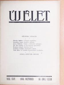 Dr. Kiss István - Új Élet 1939. október [antikvár]