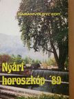 Garamvölgyi Edit - Nyári horoszkóp '89 [antikvár]