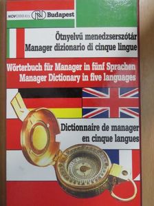 Ötnyelvű menedzserszótár [antikvár]