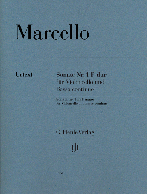 MARCELLO - SONATE NR. 1 F-DUR FÜR VIOLONCELLO UND BASSO CONTINUO
