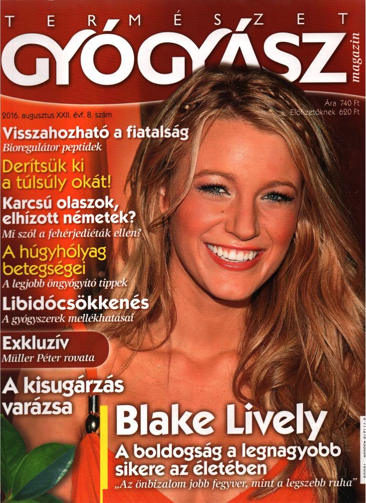dr. Görgei Katalin (főszerk.) - Természetgyógyász Magazin 2016. augusztus XXII. évf. 8. szám [antikvár]