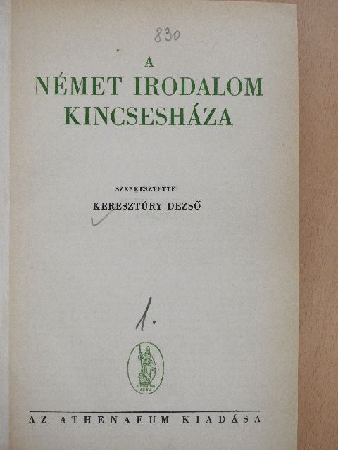Abraham a Santa Clara - A német irodalom kincsesháza [antikvár]