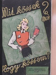 M. Recht Márta - Mit kössek? Hogy kössem? [antikvár]