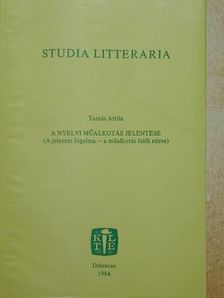 Tamás Attila - Studia Litteraria [antikvár]