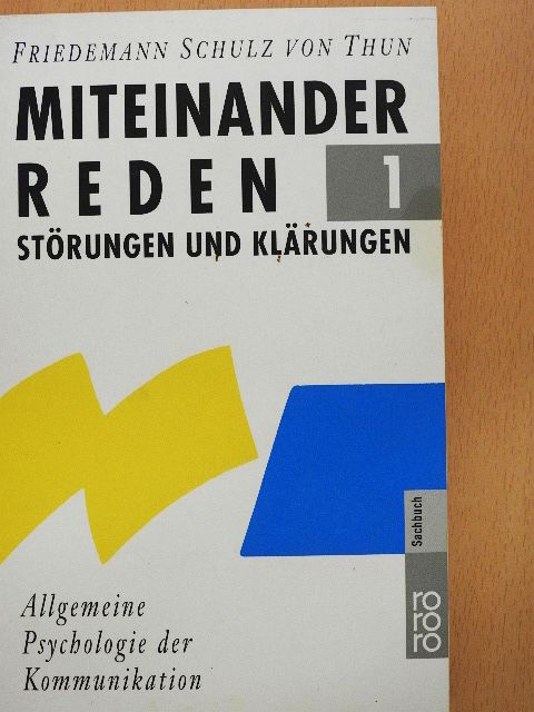 Friedemann Schulz von Thun - Miteinander reden 1. [antikvár]