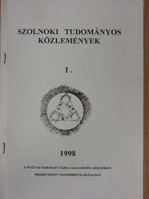 Balázs György - Szolnoki Tudományos Közlemények I. [antikvár]