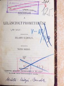 Aischylos - A lelánczolt Prometheüsz/Agamemnon/Antigone [antikvár]