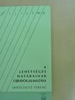 Miszlivetz Ferenc - A lehetséges határainak újrafogalmazása [antikvár]