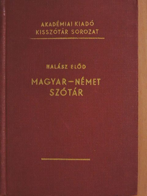 Halász Előd - Magyar-német szótár [antikvár]