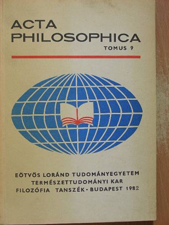 E. Bitsakis - Acta Philosophica 9. [antikvár]
