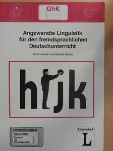 Britta Hufeisen - Angewandte Linguistik für den fremdsprachlichen Deutschunterricht [antikvár]