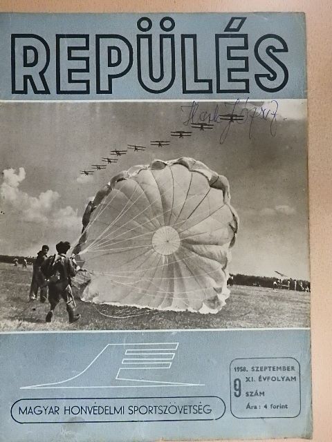 Borkowszky Tibor - Repülés 1958. szeptember [antikvár]
