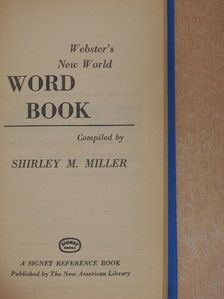Webster's New World Word Book [antikvár]