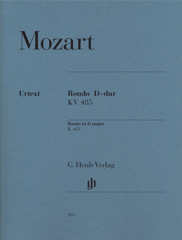 MOZART, W,A, - RONDO D-DUR KV 485 FÜR KLAVIER URTEXT (SCHEIDELER/LAMPE)