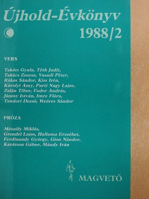 Ács Margit - Újhold-Évkönyv 1988/2 [antikvár]