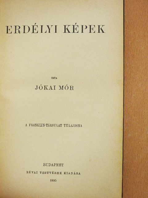 Jókai Mór - Erdélyi képek [antikvár]